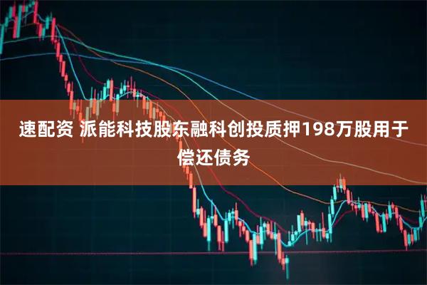 速配资 派能科技股东融科创投质押198万股用于偿还债务